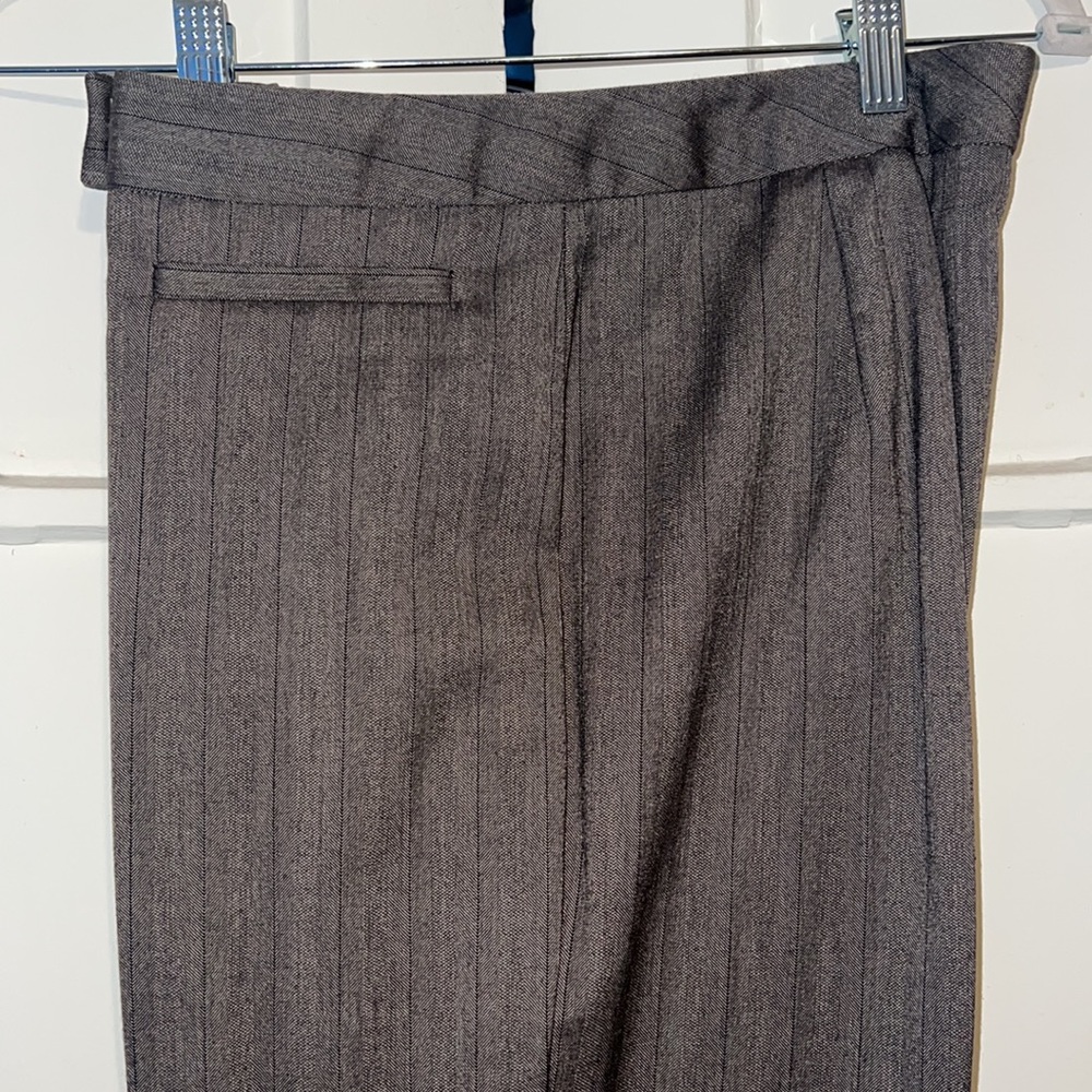 Merona brown pinstripes w/black size 4 dress pants